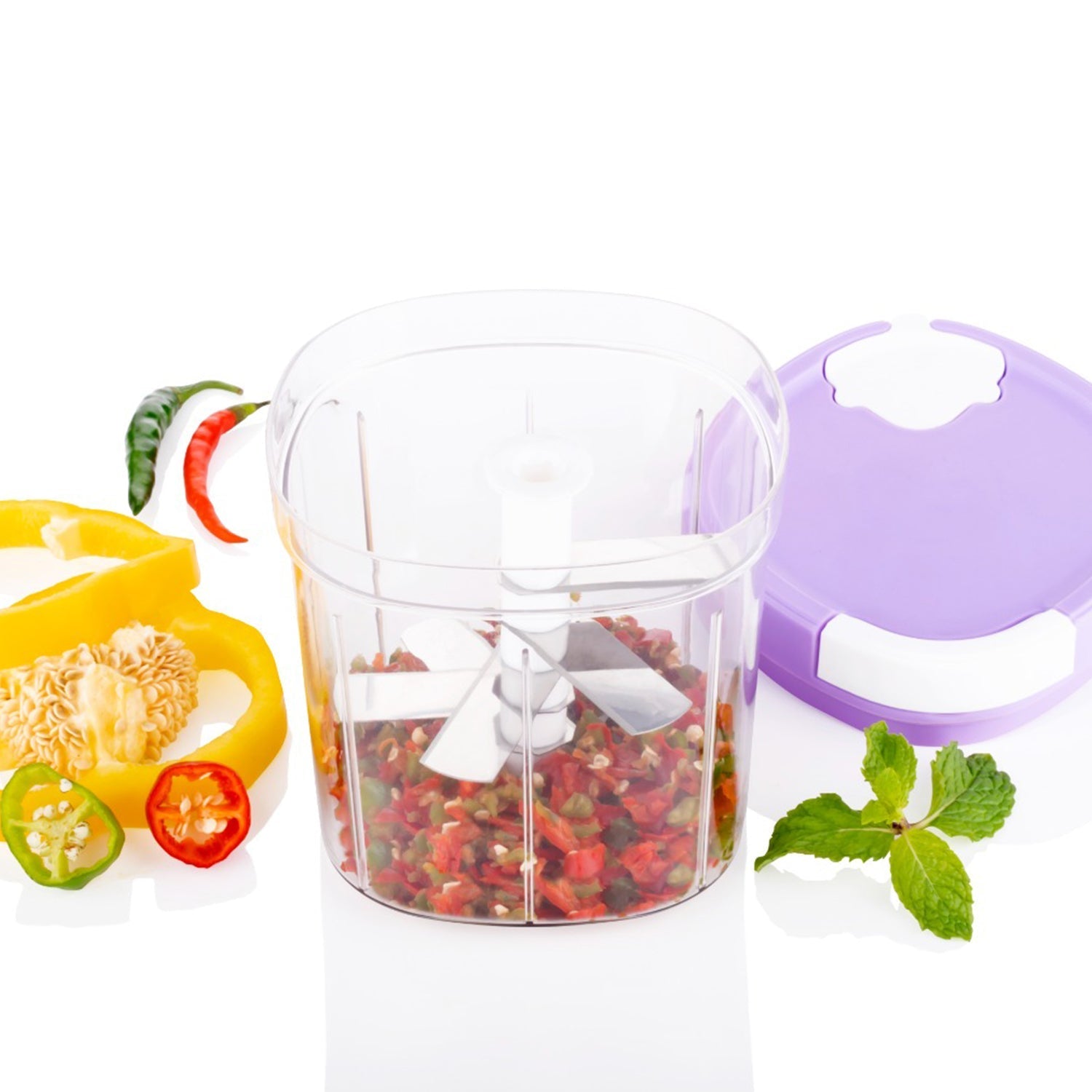 2671 Handy Chopper and Slicer Used Widely for chopping and Slicing of Fruits, Vegetables, Cheese Etc. Including All Kitchen Purposes. 2671 Handy Chopper and Slicer Used Widely for chopping and Slicing of Fruits, Vegetables, Cheese Etc. Including All Kitchen Purposes.